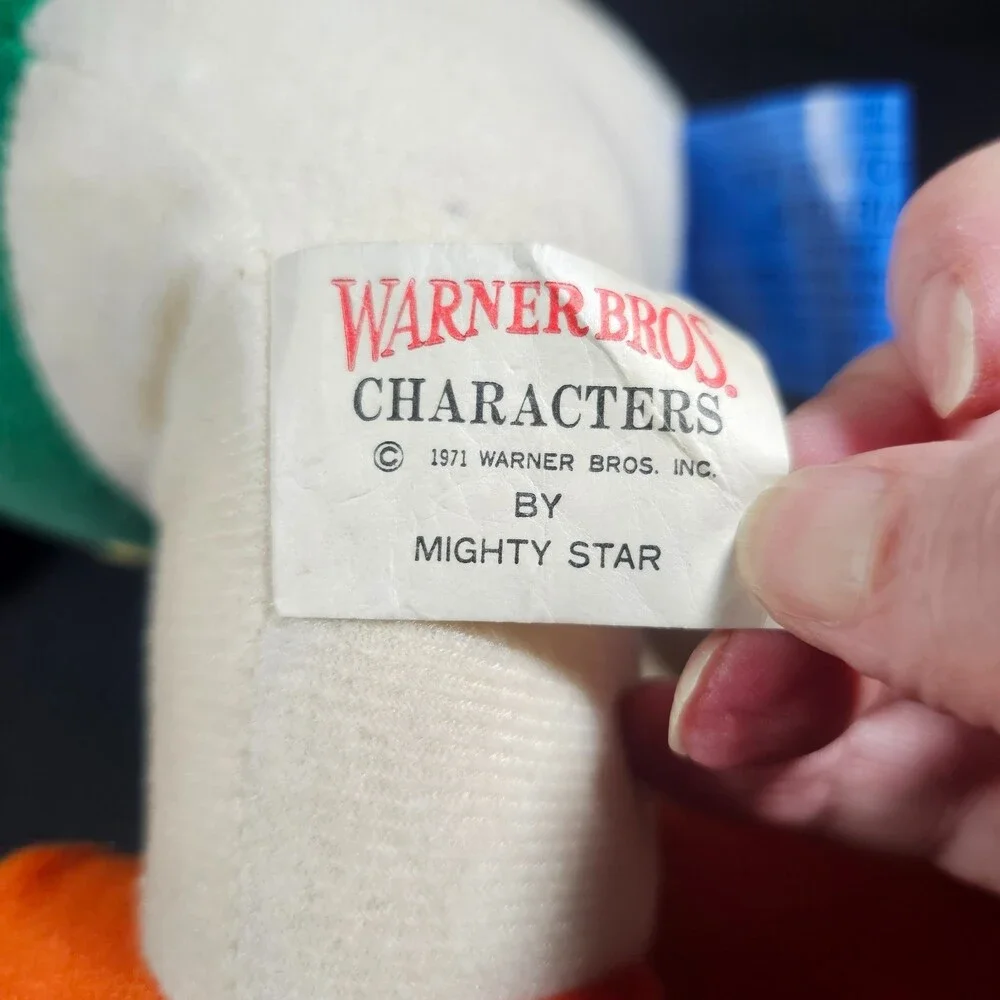 Vintage 1971 Speedy Gonzales Mighty Star Warner Brothers Plush, 16